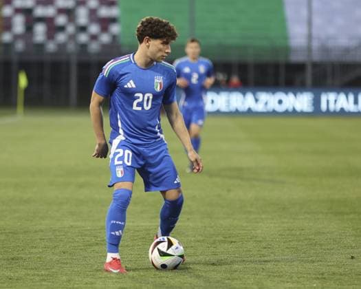 CALCIO - Amichevole - Under 21 - Italy vs Denmark during Italy U21, U 21 vs Denmark U21, friendly match before Under21 Championship Slovakia 2025, game at Piercesare Tombolato stadium in Cittadella (PD), Italy, on March 24, 2025. Cittadella Italy  Copyright: xIPAxSport ABACAx