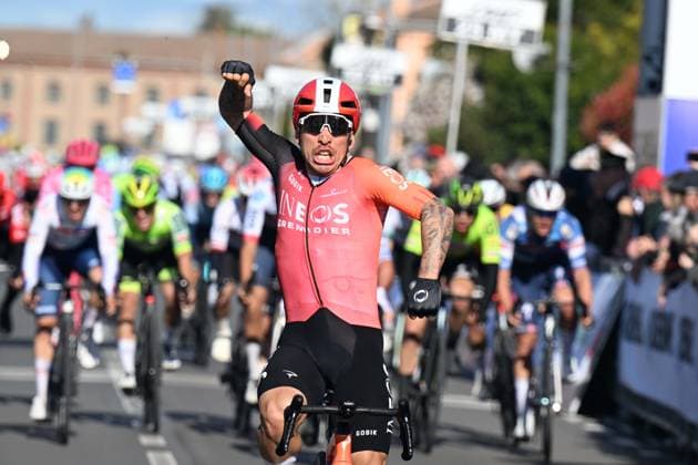 25-03-2025 Settimana Internazionale Coppi E Bartali; Tappa 01 Ferrara - Bondeno; 2025, Ineos Grenadiers; Ewan, Caleb; Bondeno; 