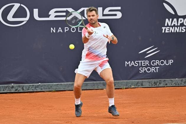 Foto IPP Felice De Martino Napoli 25 03 2025 Napoli Tennis Cup 2025 ATP, Tennis Herren Challenger Tour Nella foto: Stan Wawrinka Italy Photo Press World Copyright Napoli italy Italia ITALY  Copyright: xR4924_italyphotopressx