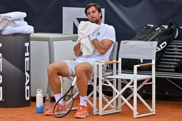 Foto IPP Felice De Martino Napoli 25 03 2025 Napoli Tennis Cup 2025 ATP, Tennis Herren Challenger Tour Nella foto: Borna Gojo Italy Photo Press World Copyright Napoli italy Italia ITALY  Copyright: xR4924_italyphotopressx