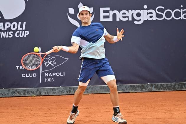 Foto IPP Felice De Martino Napoli 25 03 2025 Napoli Tennis Cup 2025 ATP, Tennis Herren Challenger Tour Nella foto: Francesco Passaro Italy Photo Press World Copyright Napoli italy Italia ITALY  Copyright: xR4924_italyphotopressx