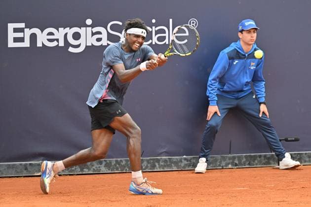 Foto IPP Felice De Martino Napoli 25 03 2025 Napoli Tennis Cup 2025 ATP, Tennis Herren Challenger Tour Nella foto: Elias Ymer Italy Photo Press World Copyright Napoli italy Italia ITALY  Copyright: xR4924_italyphotopressx