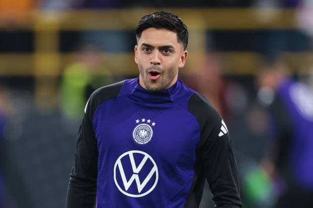 22.03.2025, UEFA Nations League, Viertelfinale, Rueckspiel, Deutschland - Italien, Nadiem Amiri (Deutschland) ist erstaunt, Dortmund Signal Iduna Park NRW Deutschland xRHR-FOTO DEx Copyright: DennisxEwert RHR-FOTOx RHR-FOTO DE