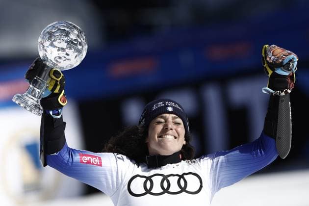 Bilder des Jahres 2025, Sport 03 März Sport Themen der Woche KW13 Sport Bilder des Tages Fis Alpine Ski World Cup 2024-2025, Sun Valley (USA), Federica Brignone (ITA), 25 03 2025 Photo Gabriele Facciotti Pentaphoto italy ITALY  Copyright: xR4924_italyphotopressx