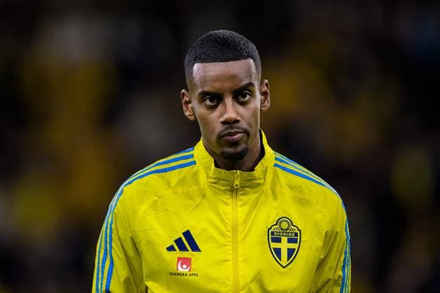 250325 Alexander Isak of Sweden ahead of the International Friendly, Länderspiel, Nationalmannschaft football match between Sweden and Northern Ireland on March 25, 2025 in Stockholm. Photo: Joel Marklund BILDBYRAN kod JM JM0666 bbeng fotboll football soccer fotball träningslandskamp international friendly sverige sweden sverige a northern ireland nordirland Copyright: JOELxMARKLUND BB250325JM145