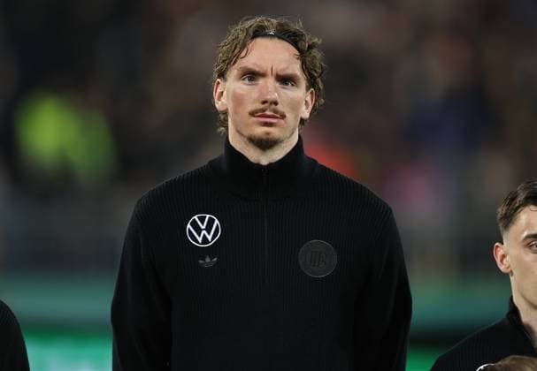 25.03.2025, Fussball U21, U 21 Junioren Freundschaftsspiel, Deutschland U21 - Spanien U21, v.l., Nick Woltemade (Deutschland U21) DFL DFB REGULATIONS PROHIBIT ANY USE OF PHOTOGRAPHS AS IMAGE SEQUENCES AND OR QUASI-VIDEO. xdcx Copyright: HMBxMedia Claus