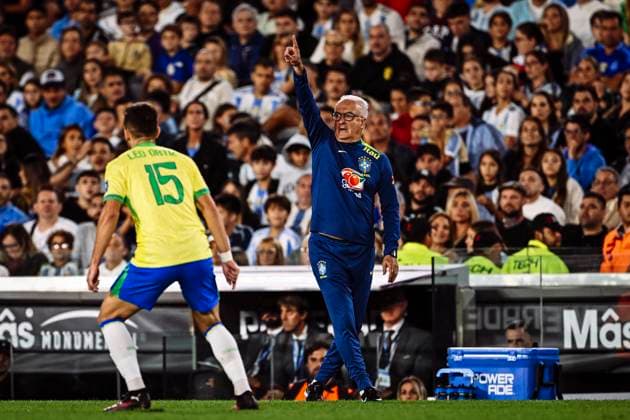 BUENOS AIRES, ARGENTINA - MARCH 25: Dorival Junior of Brazil during the South American (CONMEBOL) FIFA World Cup, WM, Weltmeisterschaft, Fussball 2026 Qualifier between Argentina and Brazil at Estadio Mas Monumental on March 25th, 2025 in Buenos Aires, Argentina. (Richard Callis Sports Press Photo SPP) Copyright: xRichardxCallis SportsxPressxPhotox xSPPx spp-en-RiCaPrPh-spp_richiecallis_2503_783