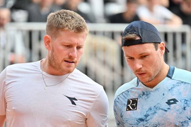 Foto IPP Felice De Martino Napoli 26 03 2025 Napoli Tennis Cup 2025 ATP, Tennis Herren Challenger Tour Nella foto: Lucas Miedler e Luke Johnson Italy Photo Press World Copyright Napoli italy Italia ITALY  Copyright: xR4924_italyphotopressx