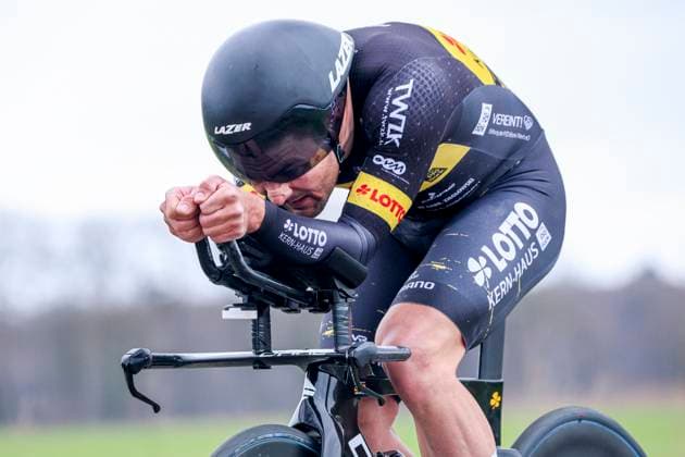 Joshua Huppertz of Team Lotto Kern-Haus PSD Bank , ITT Beltrum Stage 1, Metec Olympia s Tour Day 1, , March 26, 2025, Beltrum, Netherlands.