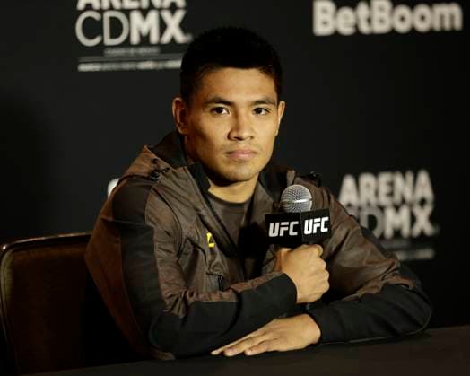 March 26, 2025, Mexico City, Mexico, MEX: DAVID MARTINEZ speaks to the media during Media Day for UFC Fight Night Mexico City at the InternContinental Mexico City hotel in Mexico City, MX. Mexico City MEX - ZUMAs346 20250326_zsp_s346_032 Copyright: xAlejandroxSalazarx