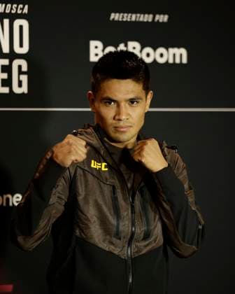 Sport Bilder des Tages March 26, 2025, Mexico City, Mexico, MEX: DAVID MARTINEZ speaks to the media during Media Day for UFC Fight Night Mexico City at the InternContinental Mexico City hotel in Mexico City, MX. Mexico City MEX - ZUMAs346 20250326_zsp_s346_060 Copyright: xAlejandroxSalazarx