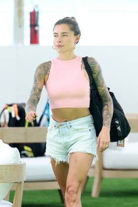 March 26, 2025, Miami Gardens, Florida, United States Of America: MIAMI GARDENS, FLORIDA - MARCH 26: Alexander ZverevÃ¢â‚¬â ¢s German model and actress girlfriend Sophia Thomalla is seen during Day 9 of the Miami Open at Hard Rock Stadium on March 26, 2025 in Miami Gardens, Florida...People: Sophia Thomalla Miami Gardens United States Of America - ZUMAs214 20250326_ada_s214_234 Copyright: xSMGx