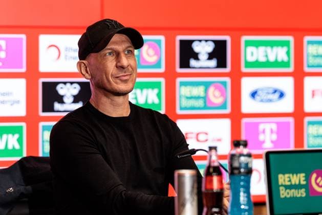 1. FC Köln Pressekonferenz; 27.03.2025 Gerhard Struber (Trainer 1. FC Köln) 2. Fussball Bundesliga: Pressekonferenz 1. FC Köln; Geissbockheim, 27.03.2025