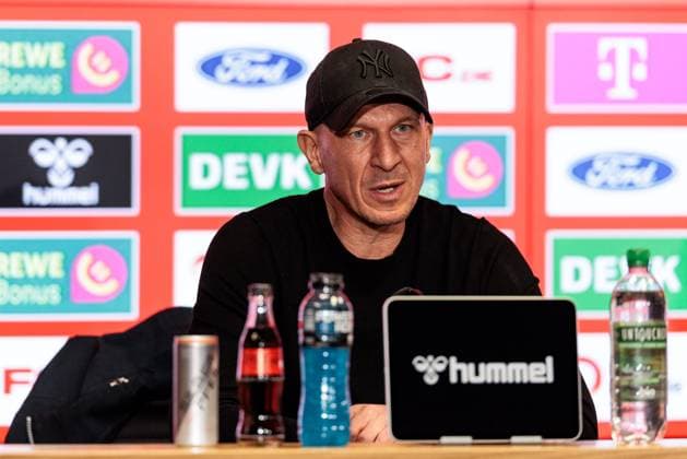 1. FC Köln Pressekonferenz; 27.03.2025 Gerhard Struber (Trainer 1. FC Köln) 2. Fussball Bundesliga: Pressekonferenz 1. FC Köln; Geissbockheim, 27.03.2025