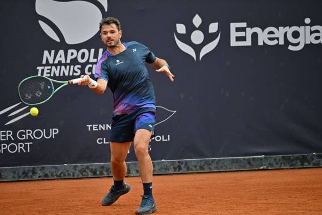 Foto IPP Felice De Martino Napoli 27 03 2025 Napoli Tennis Cup 2025 ATP, Tennis Herren Challenger Nella foto: Stan Wawrinka Italy Photo Press World Copyright Napoli italy Italia ITALY  Copyright: xR4924_italyphotopressx