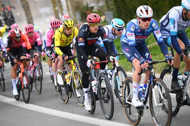 E3 Saxo Classic 2025 Cycling Race Harelbeke, Belgium - March 28 : Trentin Matteo (ITA) of Tudor Pro Cycling Team in action during the Men Elite UCI World Tour 68th E3 Saxo Classic cycling race of 208 kms with start in Harelbeke and finish in Harelbeke on March 28, 2025 in Harelbeke, Belgium, 28 03 2025 ( Motordriver Kenny Verfaillie - Harelbeke Belgium  Copyright: xVincentxKalutx