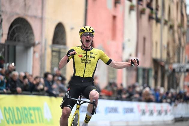 28-03-2025 Settimana Internazionale Coppi E Bartali; Tappa 04 Brisighella - Brisighella; 2025, Visma - Lease A Bike; Tulett, Ben; Brisighella; 