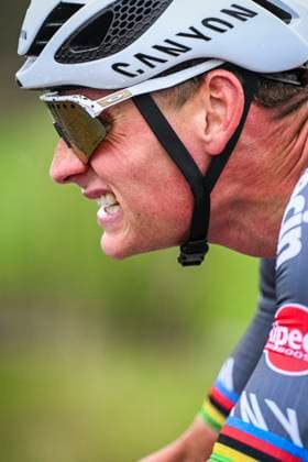 E3 Saxo Classic 2025 Cycling Race Harelbeke, Belgium - March 28 : Van Der Poel Mathieu (NED) of Alpecin - Deceuninck in action alone up front during the Men Elite UCI World Tour 68th E3 Saxo Classic cycling race of 208 kms with start in Harelbeke and finish in Harelbeke on March 28, 2025 in Harelbeke, Belgium, 28 03 2025 ( Motordriver Kenny Verfaillie - Harelbeke Belgium  Copyright: xVincentxKalutx