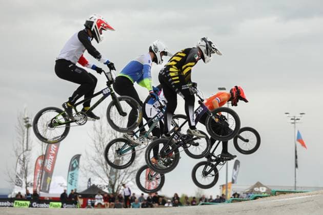 Sport Bilder des Tages March 28, 2025, Verona, Veneto, Italy: Men riders train ahead of the UEC BMX European Cup Round 1 in Verona, Italy Verona Italy - ZUMAc179 20250328_zep_c179_025 Copyright: xMickaelxChavetx