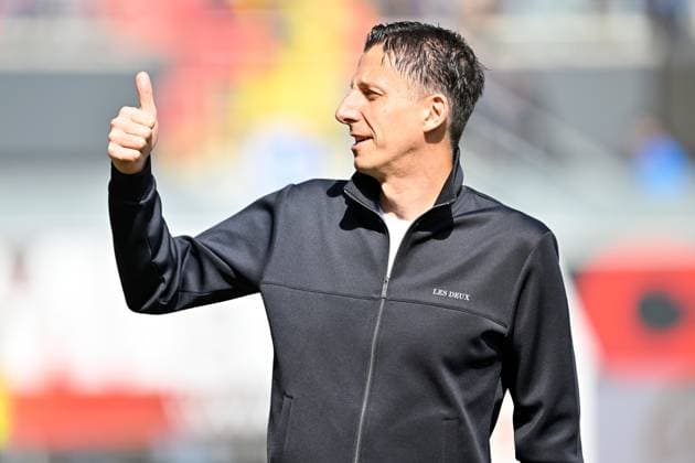 Paderborn, Home Deluxe Arena, 29.03.25, GER, Herren, 2.Bundesliga, Saison 2024-2025, SC Paderborn 07 - 1.FC Koeln Bild: Geschaeftsfuehrer Christian KELLER (Koeln) DFL regulations prohibit any use of photographs as image sequences and or quasi-video. NRW Deutschland