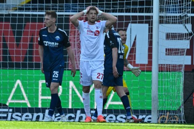 Paderborn, Home Deluxe Arena, 29.03.25, GER, Herren, 2.Bundesliga, Saison 2024-2025, SC Paderborn 07 - 1.FC Koeln Bild: Imasd RONDIC (Koeln) DFL regulations prohibit any use of photographs as image sequences and or quasi-video. NRW Deutschland