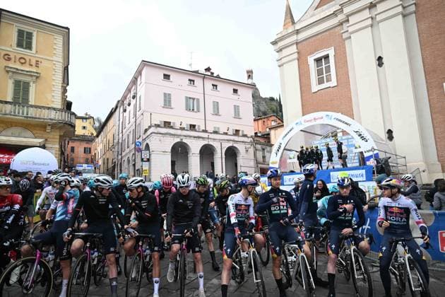 Radsport, Settimana Coppi e Bartali, 5. Etappe 29-03-2025 Settimana Internazionale Coppi E Bartali; Tappa 05 Brisighella - Forli; Brisighella; 