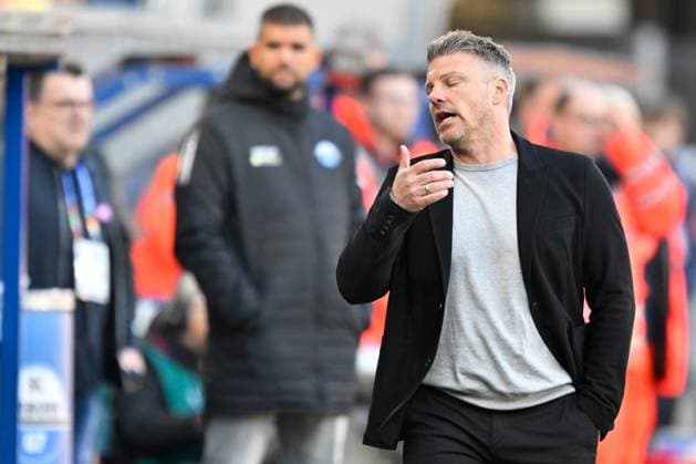 Paderborn, Home Deluxe Arena, 29.03.25, GER, Herren, 2.Bundesliga, Saison 2024-2025, SC Paderborn 07 - 1.FC Koeln Bild: Trainer Lukas KWASNIOK (Paderborn) DFL regulations prohibit any use of photographs as image sequences and or quasi-video. NRW Deutschland