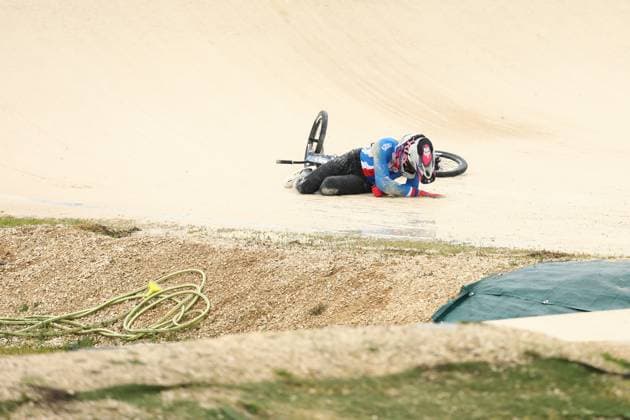 March 29, 2025, Verona, Veneto, Italy: UEC BMX European Cup Round 1 in Verona, Italy Verona Italy - ZUMAc179 20250329_zep_c179_138 Copyright: xMickaelxChavetx