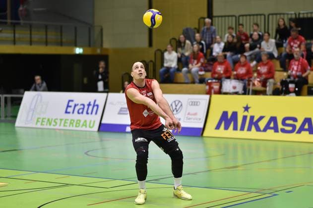 Moritz Rauber (TV Rottenburg, 02) TV Rottenburg vs. CERATONIA Volleys Eltmann, Volleyball, 2. Bundesliga Sued, 24. Spieltag, Saison 2024 2025, 29.03.2025, TV Rottenburg vs. CERATONIA Volleys Eltmann, Volleyball, 2. Bundesliga Sued, 24. Spieltag, Saison 2024 2025, 29.03.2025 Rottenburg Copyright: xEibner-Pressefoto RalphxKunzex EP_RKE
