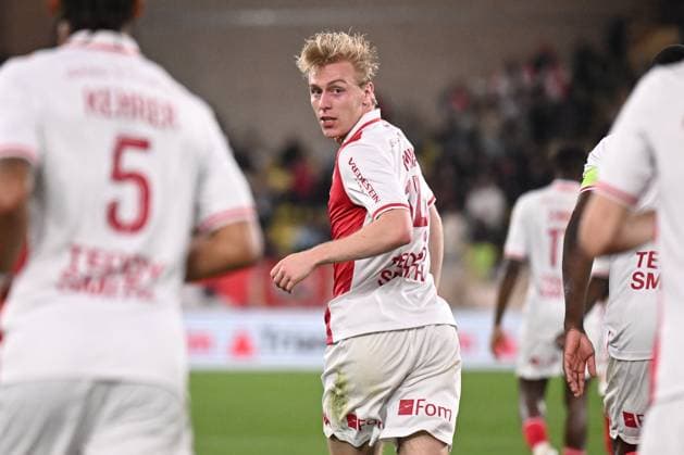 AS Monaco v OGC Nice - Ligue 1 McDonald s 2024 2025 14 Mika BIERETH (asm) during the Ligue 1 match between Monaco and Nice at Stade Louis II on March 29, 2025 in Monaco, Monaco. Monaco Monaco  Copyright: xFEPx 776301621