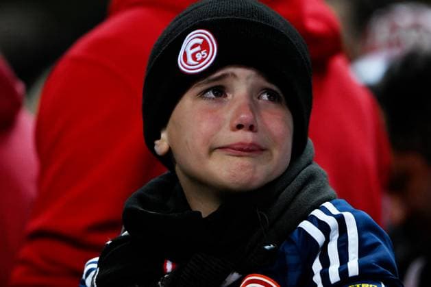 Fussball - 2. Bundesliga - Saison 2024 25 1. FC Kaiserslautern 29.03.2025 Fritz-Walter-Stadion 1. FC Kaiserslautern (fck) - Fortuna Düsseldorf (dus) 3:1 Düsseldorfer Tristesse 1. FC Kaiserslautern
