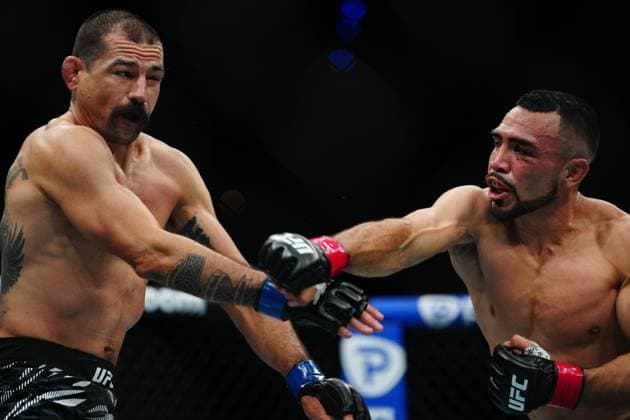 UFC Fight Night - Moreno vs Erceg MEXICO CITY, MEXICO - MARCH 29: Rafa Garcia and Vinc Pichel meet in the octagon for a 3-round bout at UFC Fight Night - Moreno vs Erceg at Arena CDMX on March 29, 2025 in Mexico City, Mexico (Photo by Louis Grasse PxImages) Mexico City, Mexico Arena CDMX LAS VEGAS, NV United States Copyright: xLouisxGrassex