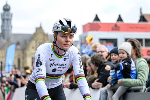 2025 Gent-Wevelgem In Flanders Fields Women Elite WEVELGEM, BELGIUM - MARCH 27 : Kopecky Lotte (BEL) of Team SD Worx - Protime before the start of the race pictured during 14th edition of the Women s World Tour UCI Gent - Wevelgem in Flanders Fields cycling race for Women Elite with start in Ieper and finish in Wevelgem after 168,9 km on March 27, 2025 in Wevelgem, Belgium, 27 03 2025 Wevelgem Belgium  Copyright: xJanxDexMeuleneirx