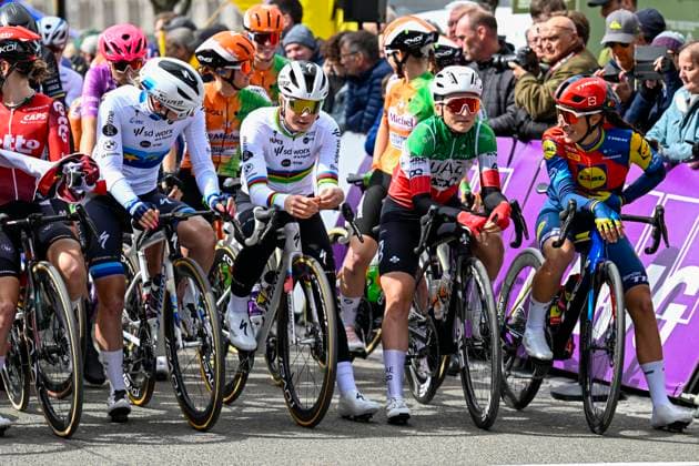 2025 Gent-Wevelgem In Flanders Fields Women Elite WEVELGEM, BELGIUM - MARCH 27 : Kopecky Lotte (BEL) of Team SD Worx - Protime at the start line pictured during 14th edition of the Women s World Tour UCI Gent - Wevelgem in Flanders Fields cycling race for Women Elite with start in Ieper and finish in Wevelgem after 168,9 km on March 27, 2025 in Wevelgem, Belgium, 27 03 2025 Wevelgem Belgium  Copyright: xJanxDexMeuleneirx