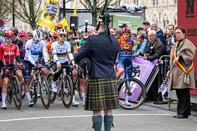 2025 Gent-Wevelgem In Flanders Fields Women Elite WEVELGEM, BELGIUM - MARCH 27 : Kopecky Lotte (BEL) of Team SD Worx - Protime at the start line pictured during 14th edition of the Women s World Tour UCI Gent - Wevelgem in Flanders Fields cycling race for Women Elite with start in Ieper and finish in Wevelgem after 168,9 km on March 27, 2025 in Wevelgem, Belgium, 27 03 2025 Wevelgem Belgium  Copyright: xJanxDexMeuleneirx