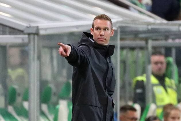 VfL vs. Essen, BL Frauen Wolfsburg, 30.03.2025, FUßBALL - VfL Wolfsburg vs. SGS Essen, Google Pixel Frauen-Bundesliga, Saison 2024 25. Cheftrainer Tommy Stroot (VfL Wolfsburg) Wolfsburg