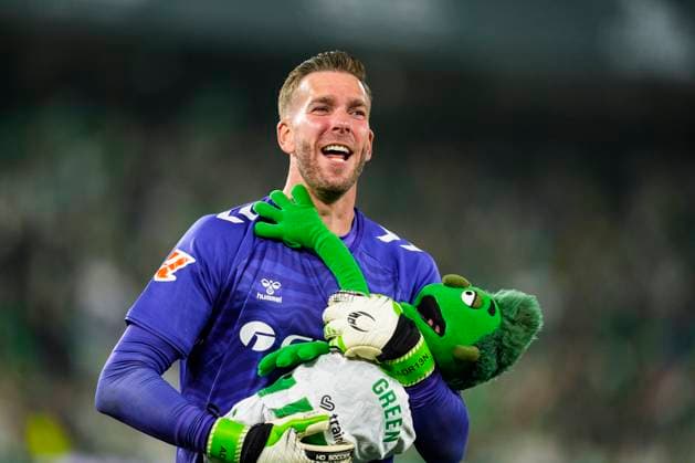 Sport Themen der Woche KW13 Sport Bilder des Tages March 30, 2025, Sevilla, Sevilla, SPAIN: Adrian San Miguel of Real Betis celebrate the victory during the Spanish league, LaLiga EA Sports, football match played between Real Betis and Sevilla FC at Benito Villamarin stadium on March 30, 2025, in Sevilla, Spain. Sevilla SPAIN - ZUMAa181 20250330_zaa_a181_339 Copyright: xJoaquinxCorcherox
