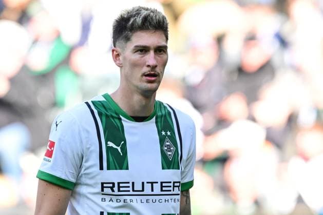 MONCHENGLADBACH - Tomas Cvancara of Borussia Monchengladbach during the Bundesliga match between Borussia Monchengladbach and RB Leipzig at Borussia Park on March 29 in Monchengladbach, Germany. ANP Hollandse Hoogte Bundesliga 2024 25 xVIxANPxSportx xGerritxvanxKeulenxIVx 523527672 originalFilename: 523527672.jpg