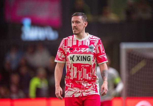 Fußball, Herren, Season 3, Baller League (5. Spieltag), im Bild: Max Kruse, 31.03.2025, *** Soccer, Men, Season 3, Baller League 5 Matchday , in the picture Max Kruse, 31 03 2025, Copyright: xSebastianxRäppold MatthiasxKochx