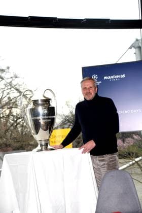 Dietmar Hamann UEFA-Botschafter FC-Bayern-Legende Muenchen 01.04.2025 Coubertin im Olympiapark, Am 28. 05.2025 startet das Champions Festival im Olympiapark und das Highlight des Rahmenprogramms rund um das Finale der UEFA Champions League 2025 am 31. Mai in Muenchen.