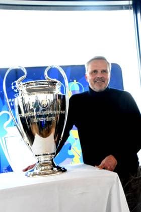 Dietmar Hamann UEFA-Botschafter FC-Bayern-Legende Muenchen 01.04.2025 Coubertin im Olympiapark, Am 28. 05.2025 startet das Champions Festival im Olympiapark und das Highlight des Rahmenprogramms rund um das Finale der UEFA Champions League 2025 am 31. Mai in Muenchen.