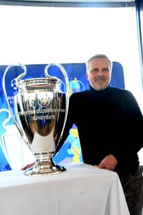 Dietmar Hamann UEFA-Botschafter FC-Bayern-Legende Muenchen 01.04.2025 Coubertin im Olympiapark, Am 28. 05.2025 startet das Champions Festival im Olympiapark und das Highlight des Rahmenprogramms rund um das Finale der UEFA Champions League 2025 am 31. Mai in Muenchen.