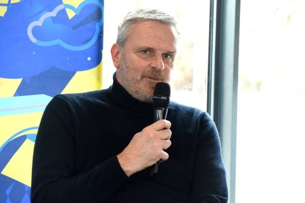 Dietmar Hamann UEFA-Botschafter FC-Bayern-Legende Muenchen 01.04.2025 Coubertin im Olympiapark, Am 28. 05.2025 startet das Champions Festival im Olympiapark und das Highlight des Rahmenprogramms rund um das Finale der UEFA Champions League 2025 am 31. Mai in Muenchen.