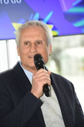 Klaus Cyron Organisator Rahmenprogramm Muenchen 01.04.2025 Coubertin im Olympiapark, Am 28. 05.2025 startet das Champions Festival im Olympiapark und das Highlight des Rahmenprogramms rund um das Finale der UEFA Champions League 2025 am 31. Mai in Muenchen.