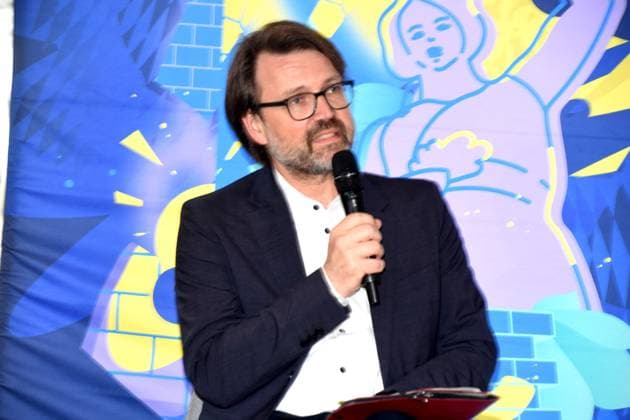 Florian Kraus Sportreferent Muenchen Muenchen 01.04.2025 Coubertin im Olympiapark, Am 28. 05.2025 startet das Champions Festival im Olympiapark und das Highlight des Rahmenprogramms rund um das Finale der UEFA Champions League 2025 am 31. Mai in Muenchen.