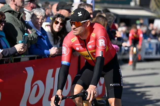 Dwars door Vlaanderen 2025 - Men Elite WAREGEM, BELGIUM - APRIL 02 : Kristoff Alexander (NOR) of Uno-X Mobility pictured during the 79th edition of the UCI World Tour Dwars door Vlaanderen Men Elite cycling race with start in Roeselare and finish in Waregem after 184,2 km on April 2, 2025 in Waregem, Belgium, 02 04 2025 ( motor drive Kenny Verfaillie - Waregem Belgium  Copyright: xJanxDexMeuleneirx