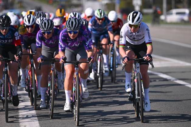 Dwars door Vlaanderen 2025 - Women Elite WAREGEM, BELGIUM - APRIL 02 : Kopecky Lotte (BEL) of Team SD Worx - Protime during the Women Elite UCI 1.Pro Flanders Classics Dwars door Vlaanderen Women cycling race with start in Waregem and finish in Waregem (128,5 km) on April 02, 2025 in Waregem, Belgium, 02 04 2025 ( Motordriver Tom Van De Maele & Waregem Belgium  Copyright: xTomasxSiskx