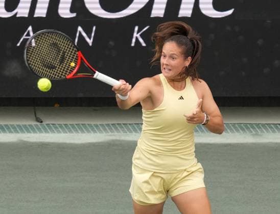 TENNIS 2025: Credit One Charleston Open APRIL 02 April 2, 2025: Daria Kasatkina (RUS) defeated Lauren Davis (USA) 6-1, 6-1 at the Credit One Charleston Open being played at in Charleston, South Carolina USA ÂLeslie Billman Tennisclix (Credit Image: Leslie Billman Cal Media) Charleston South Carolina USA EDITORIAL USE ONLY Copyright: xx ZUMA-20250402_zma_c04_017.jpg LesliexBillmanx csmphotothree372052