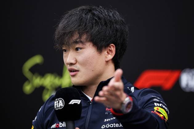 F1 - JAPANESE GRAND PRIX 2025 TSUNODA Yuki (jap), Red Bull Racing RB21, portrait press conference, PK, Pressekonferenz during the Formula 1 Lenovo Japanese Grand Prix 2025, 3rd round of the 2025 FIA Formula One World Championship, WM, Weltmeisterschaft from April 4 to 6, 2025 on the Suzuka Circuit, in Suzuka, Japan - SuzukaJapan Copyright: xEricxAlonsox