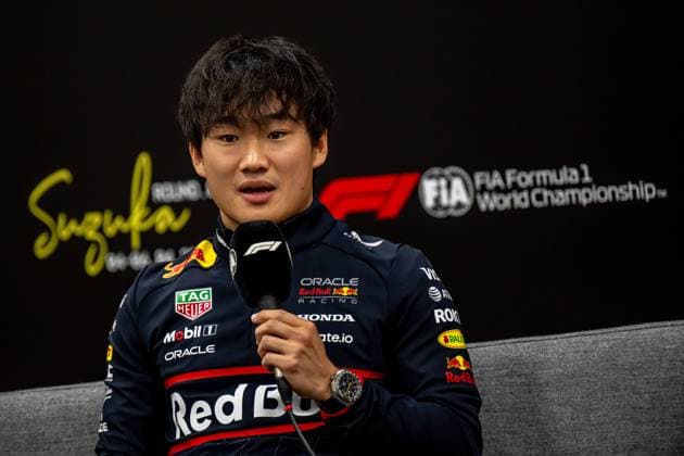 SUZUKA, JAPAN: Yuki Tsunoda, racing for the Racing Bulls team during the 2025 Formula 1 Japanese Grand Prix at the Suzuka International Racing Course in Suzuka, Japan
